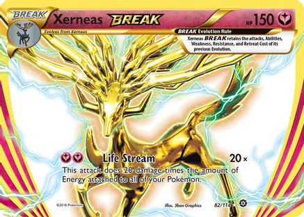 Xerneas BREAK - 082/114 - Rare BREAK