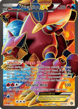 Volcanion EX (Full Art) - 107/114 - Ultra Rare