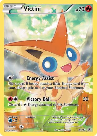 Victini - XY117 - Promo - Holofoil