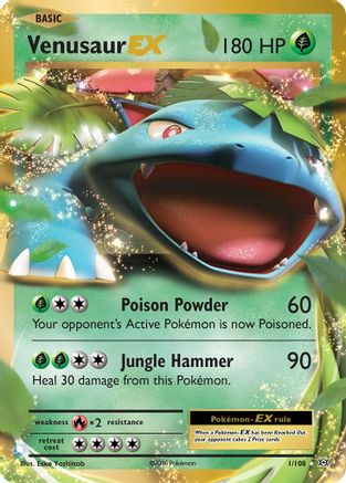 Venusaur EX - 001/108 - Ultra Rare