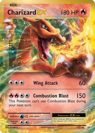 Charizard EX - 012/108 - Ultra Rare