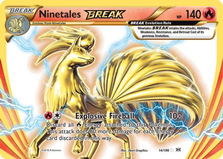 Ninetales BREAK - 016/108 - Rare BREAK
