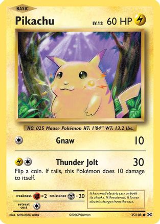 Pikachu - 035/108 - Common