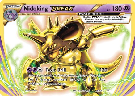 Nidoking BREAK - 046/108 - Rare BREAK