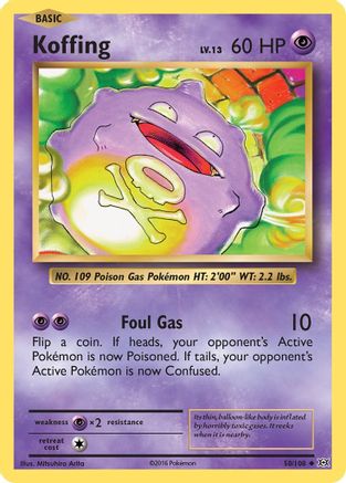 Koffing - 050/108 - Uncommon