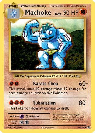 Machoke - 058/108 - Uncommon