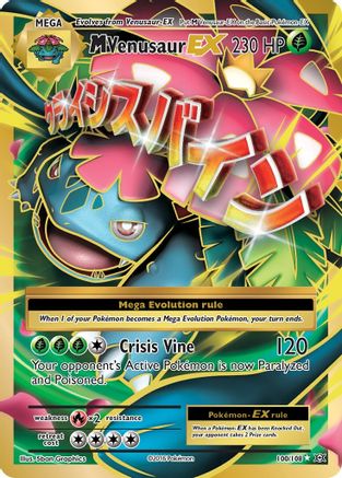 M Venusaur EX (Full Art) - 100/108 - Ultra Rare