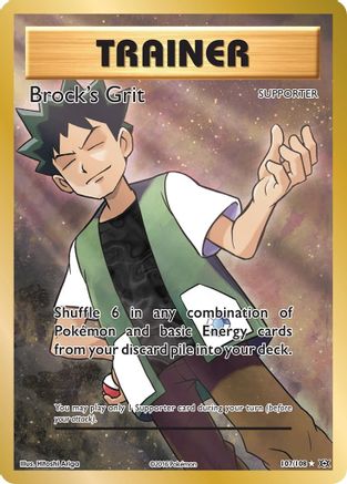 Brock's Grit (Full Art) - 107/108 - Ultra Rare