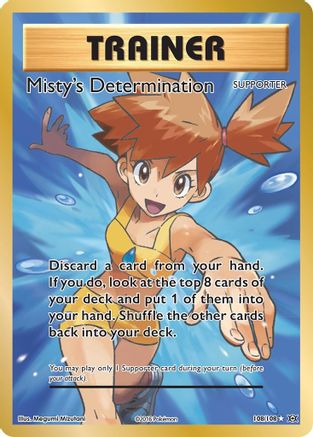 Misty's Determination (Full Art) - 108/108 - Ultra Rare