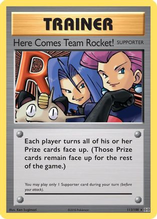 Here Comes Team Rocket! - 113/108 - Secret Rare