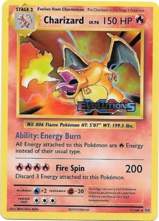 Charizard (XY Evolutions Prerelease) - 011 - Promo