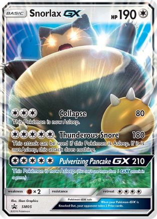 Snorlax GX - SM05 - Promo - Holofoil