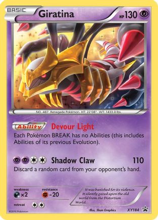 Giratina - XY184 - Promo - Holofoil
