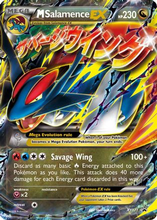 M Salamence EX - XY171 - Promo - Holofoil