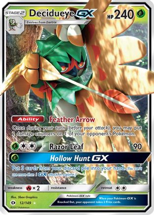 Decidueye GX - 012/149 - Ultra Rare