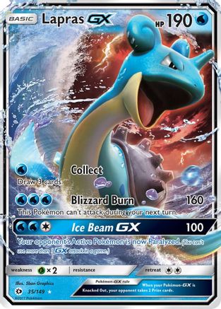 Lapras GX - 035/149 - Ultra Rare