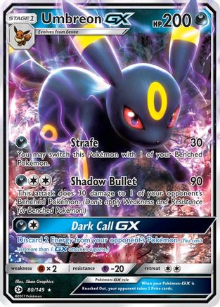 Umbreon GX - 080/149 - Ultra Rare