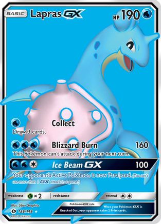 Lapras GX (Full Art) - 139/149 - Ultra Rare