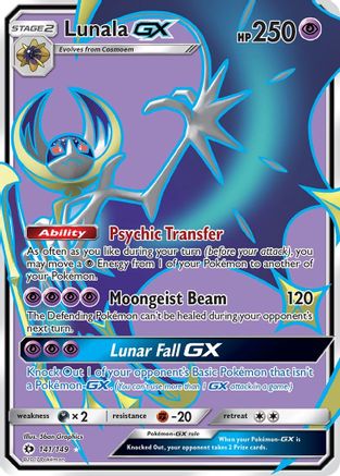 Lunala GX (Full Art) - 141/149 - Ultra Rare