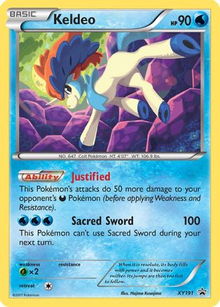 Keldeo - XY191 - Promo - Holofoil
