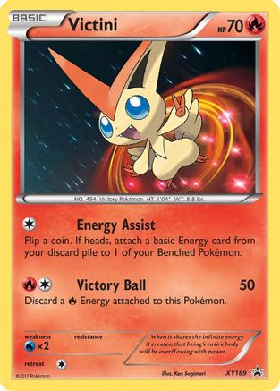 Victini - XY189 - Promo - Holofoil