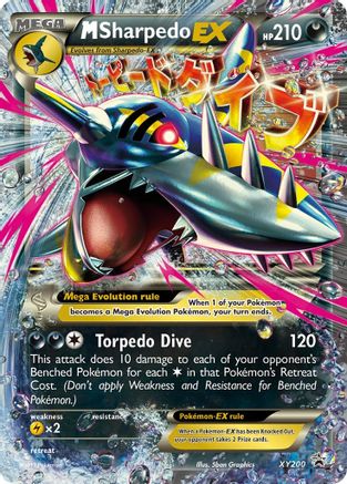 M Sharpedo EX - XY200 - Promo - Holofoil
