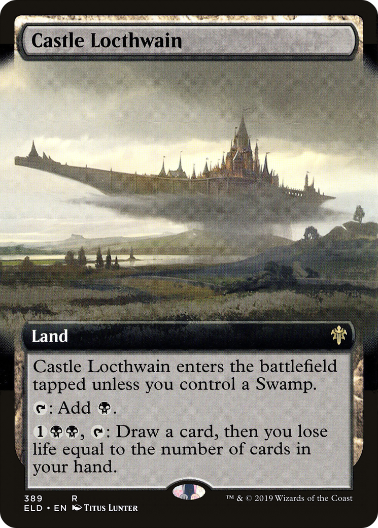 Castle Locthwain (Extended Art) (ELD-389) - Throne of Eldraine: (Extended Art)