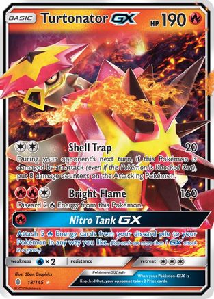 Turtonator GX - 018/145 - Ultra Rare