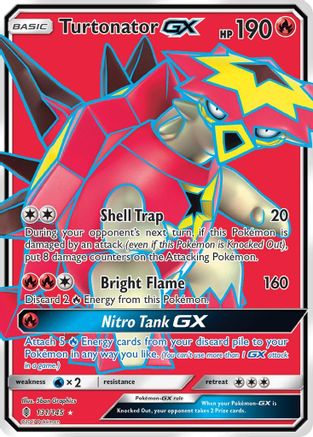 Turtonator GX (Full Art) - 131/145 - Ultra Rare