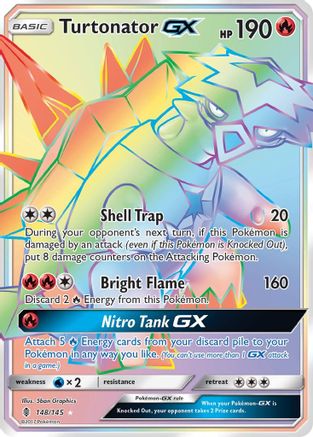 Turtonator GX (Secret) - 148 - Secret Rare
