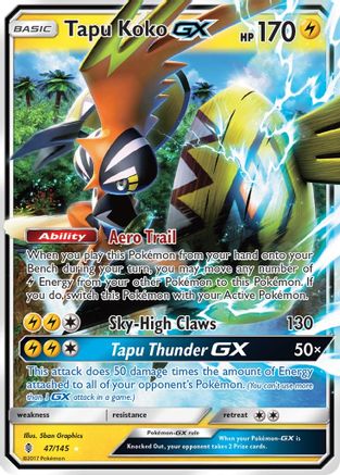 Tapu Koko GX - 047/145 - Ultra Rare
