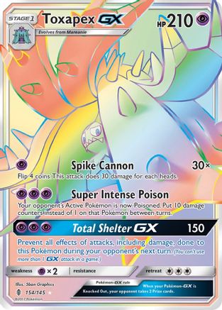 Toxapex GX (Secret) - 154 - Secret Rare