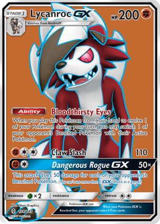 Lycanroc GX (Full Art) - 138/145 - Ultra Rare