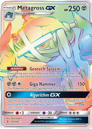 Metagross GX (Secret) - 157 - Secret Rare