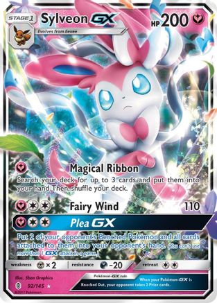 Sylveon GX - 092/145 - Ultra Rare