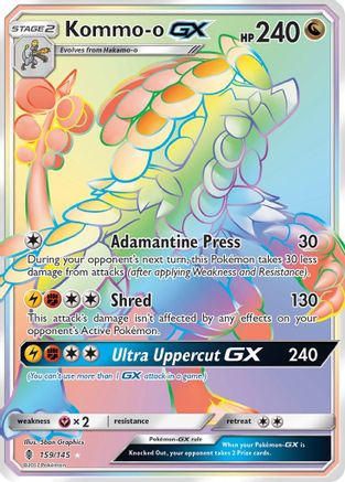Kommo-o GX (Secret) - 159 - Secret Rare