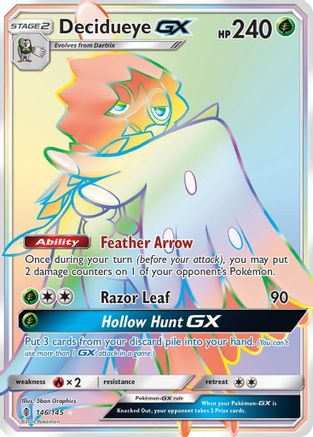 Decidueye GX (Secret) - 146 - Secret Rare