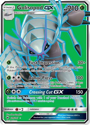Golisopod GX (Full Art) - 129/147 - Ultra Rare