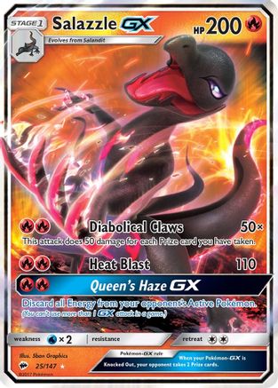 Salazzle GX - 025/147 - Ultra Rare