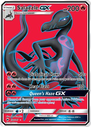 Salazzle GX (Full Art) - 132/147 - Ultra Rare