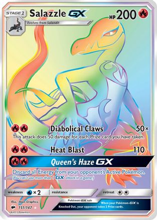 Salazzle GX (Secret) - 151 - Secret Rare