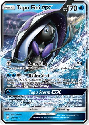 Tapu Fini GX - 039/147 - Ultra Rare