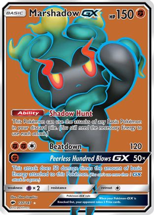 Marshadow GX (Full Art) - 137/147 - Ultra Rare