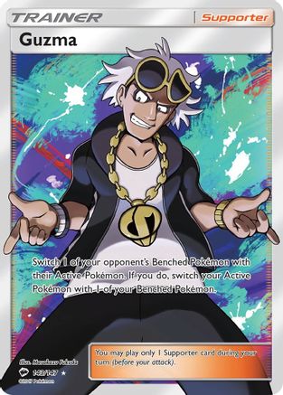 Guzma (Full Art) - 143/147 - Ultra Rare