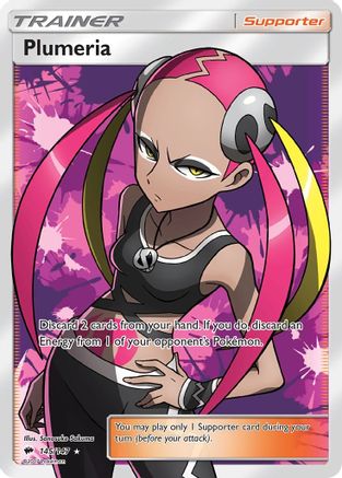 Plumeria (Full Art) - 145/147 - Ultra Rare
