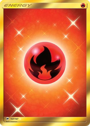 Fire Energy (Secret) - 167/147 - Secret Rare