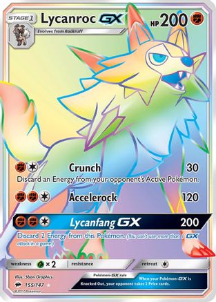 Lycanroc GX (Secret) - 155 - Secret Rare
