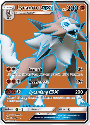 Lycanroc GX (Full Art) - 136/147 - Ultra Rare