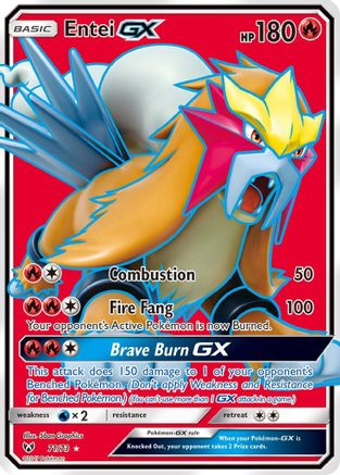 Entei GX (Full Art) - 071/73 - Ultra Rare