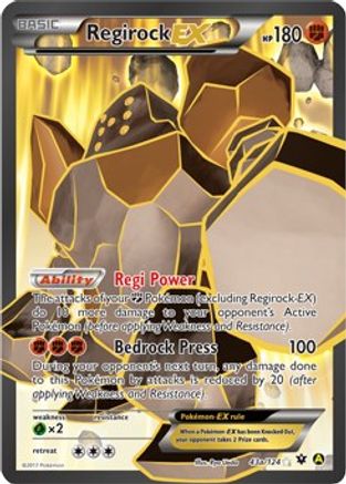 Regirock EX - 43a/124 - Promo